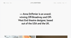 Desktop Screenshot of annadriftmier.com